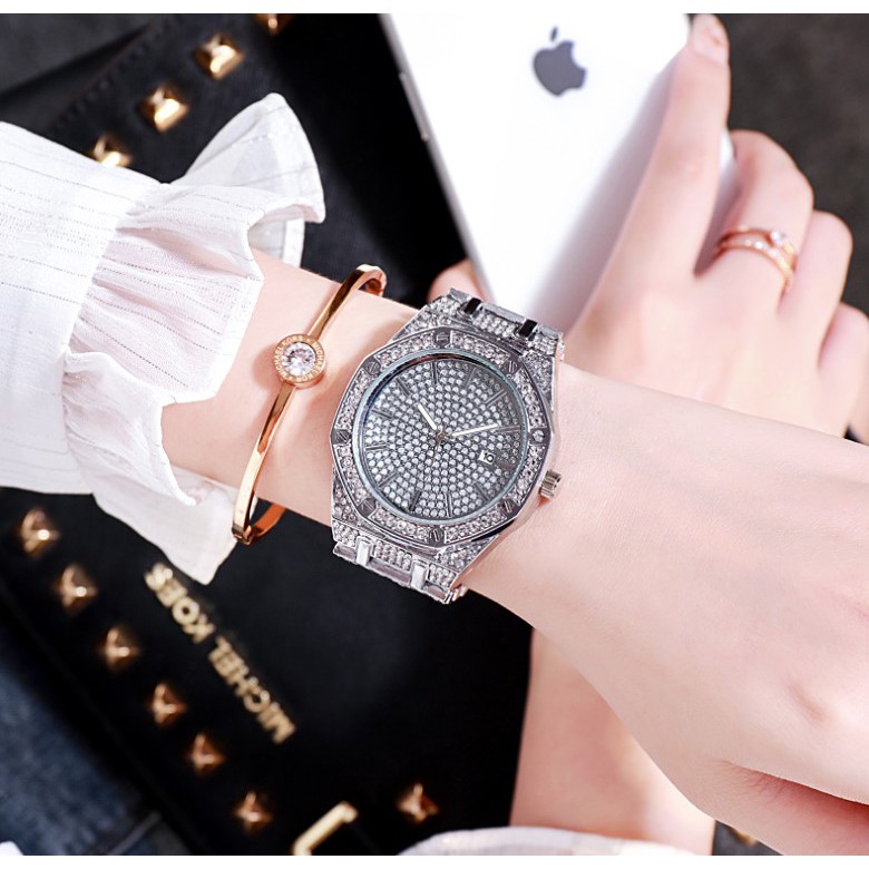 Đồng hồ đeo tay nam nữ đẹp đính đá D-ZINER DZ2233 chính hãng thời trang giá rẻ - LINDO