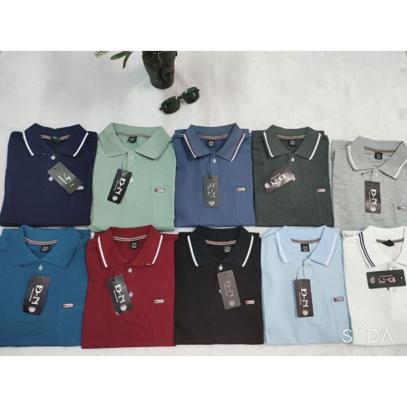 AP29 Áo thun nam POLO trơn có cổ vải cotton cao cấp ngắn tay cực sang trọng