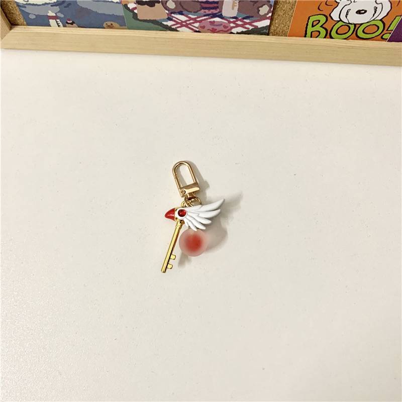 Ốp Hộp Đựng Tai Nghe Nhét Tai Silicon Hình Thủ Lĩnh Thẻ Bài Sakura Cho Apple airpods2 3