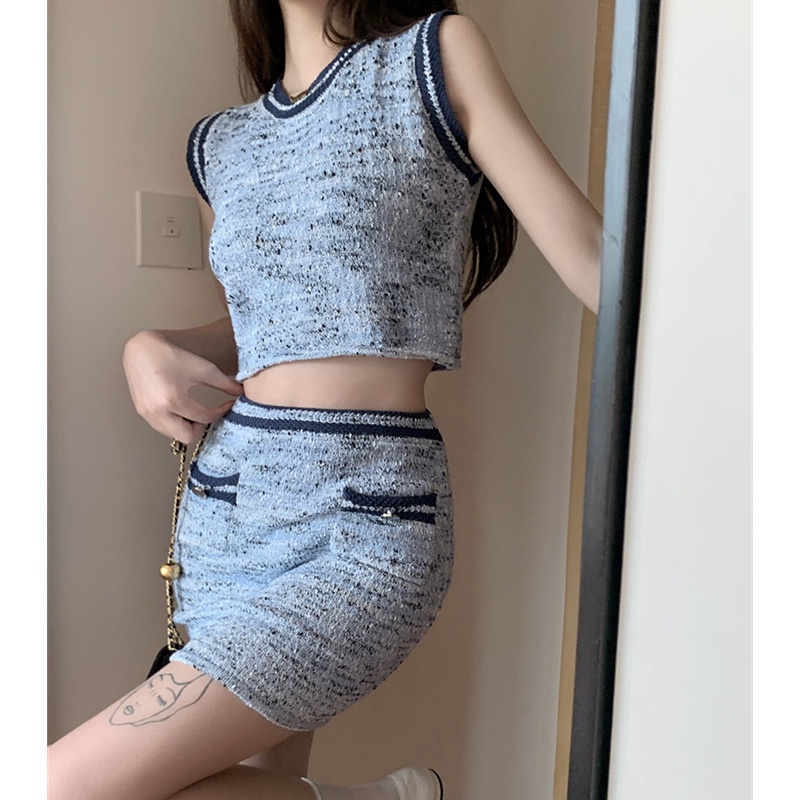 Đầm Dệt Kim Không Tay Dáng Ôm Thời Trang Dành Cho Nữ