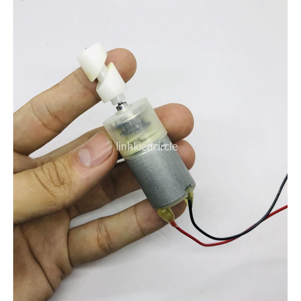 Motor mô tơ giảm tốc mini 3v - 5v tốc độ nhanh bánh răng kim loại - KG0005