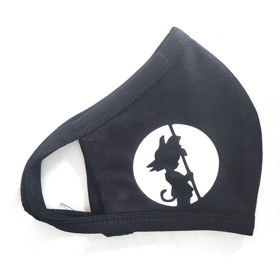 Khẩu Trang Vải Đen Bảy Viên Ngọc Rồng Cloth Masks Face Black Dragon Ball Có Clip Mang Thử | BigBuy360 - bigbuy360.vn