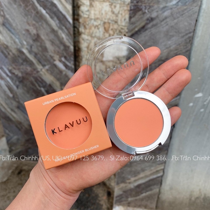 Có đủ màu - Phấn má hồng KLAVUU Pearlsation Natural Powder Blusher