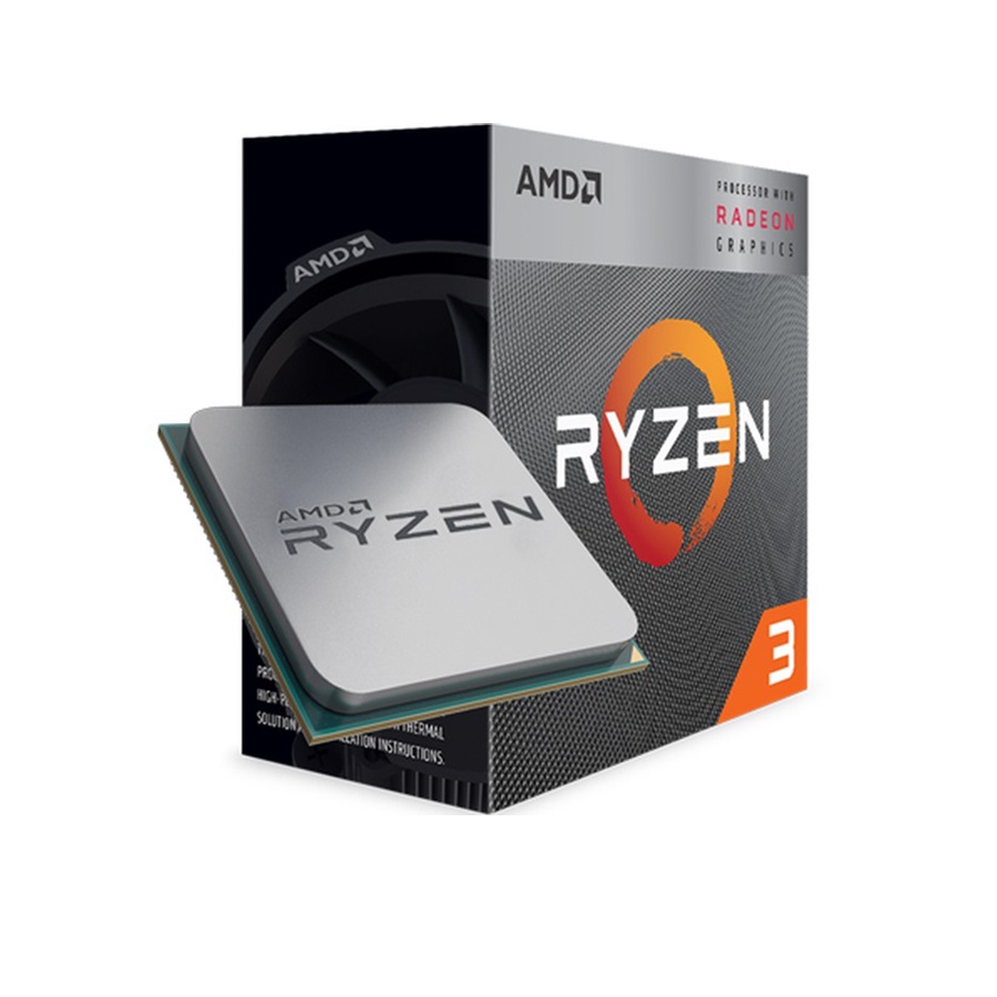 CPU AMD Ryzen 3 3200G (3.6GHz turbo up to 4.0GHz, 4 nhân 4 luồng, 4MB Cache, Radeon Vega 8, 65W) - Socket AMD AM4