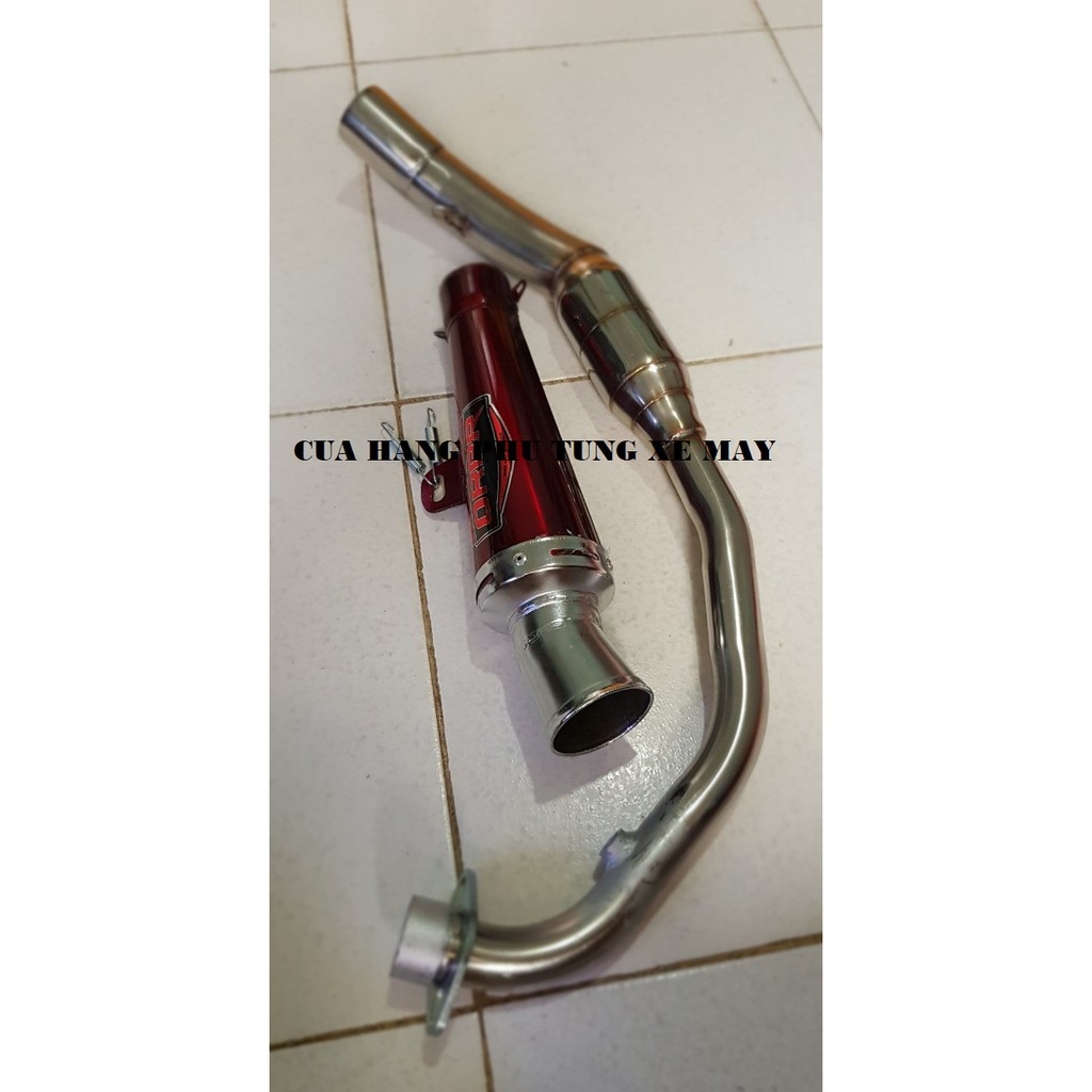 Pô ORBR đẹp gắn xe Ex135, Ex150, Winner 150, Winner X, Raider Fi, Satria Fi ( kèm cổ bầu hơi inox + lò xo )