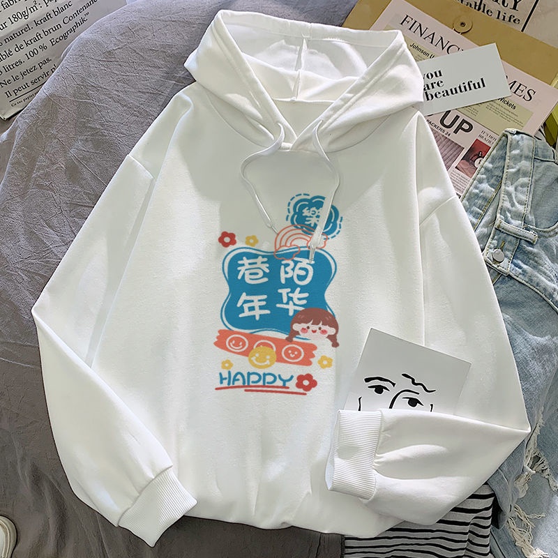 Áo hoodie cotton dáng rộng mỏng phong cách Hong Kong thời trang mùa thu 2021 dành cho học sinh nữ | BigBuy360 - bigbuy360.vn