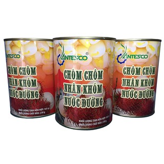 Combo 3 hộp Chôm chôm nhân khớm nước đường (3hộp x 565gr)