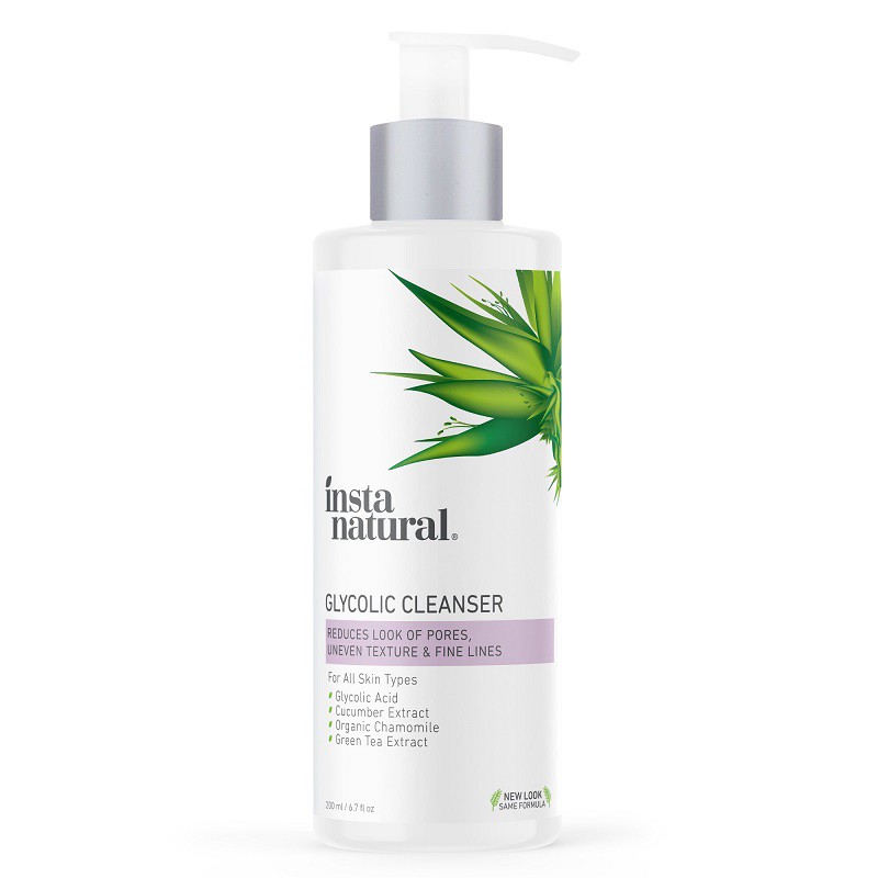 InstaNatural Sữa Rửa Mặt AHA Glycolic Cleanser 200ml