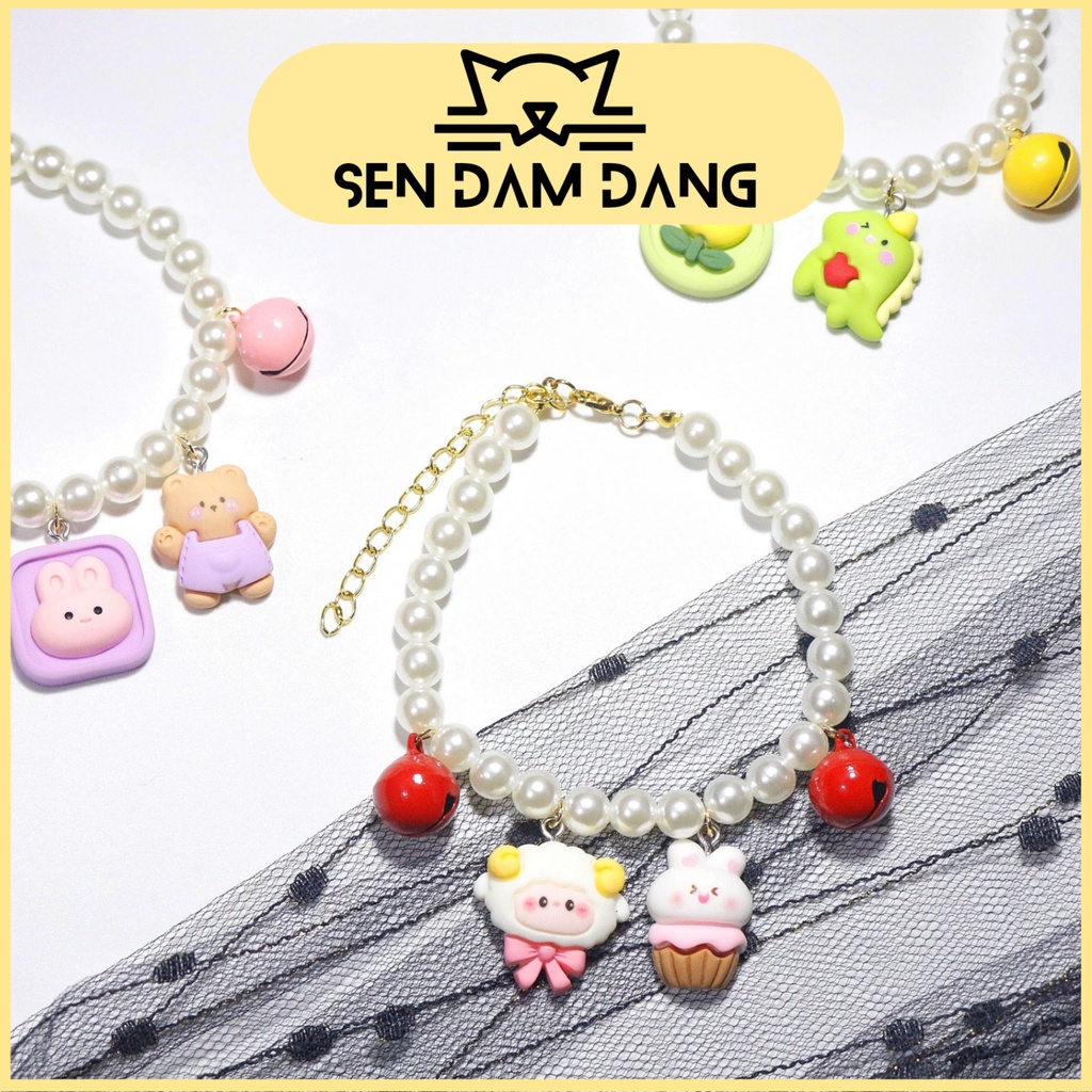 Vòng Cổ Ngọc Cho Cún Mèo - 02