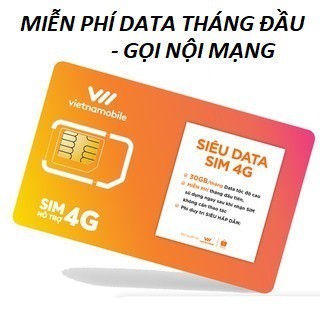 Sim 4G vietnamobile DATA không giới hạn miễn phí gọi nội mạng