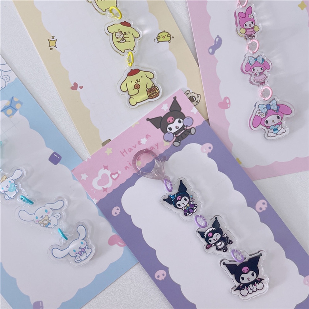 SANRIO Móc Khóa Nhân Vật Hoạt Hình Kuromi Dễ Thương