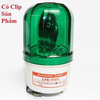 Đèn chớp xoay màu xanh lá cây, đèn xoay cảnh báo công trường