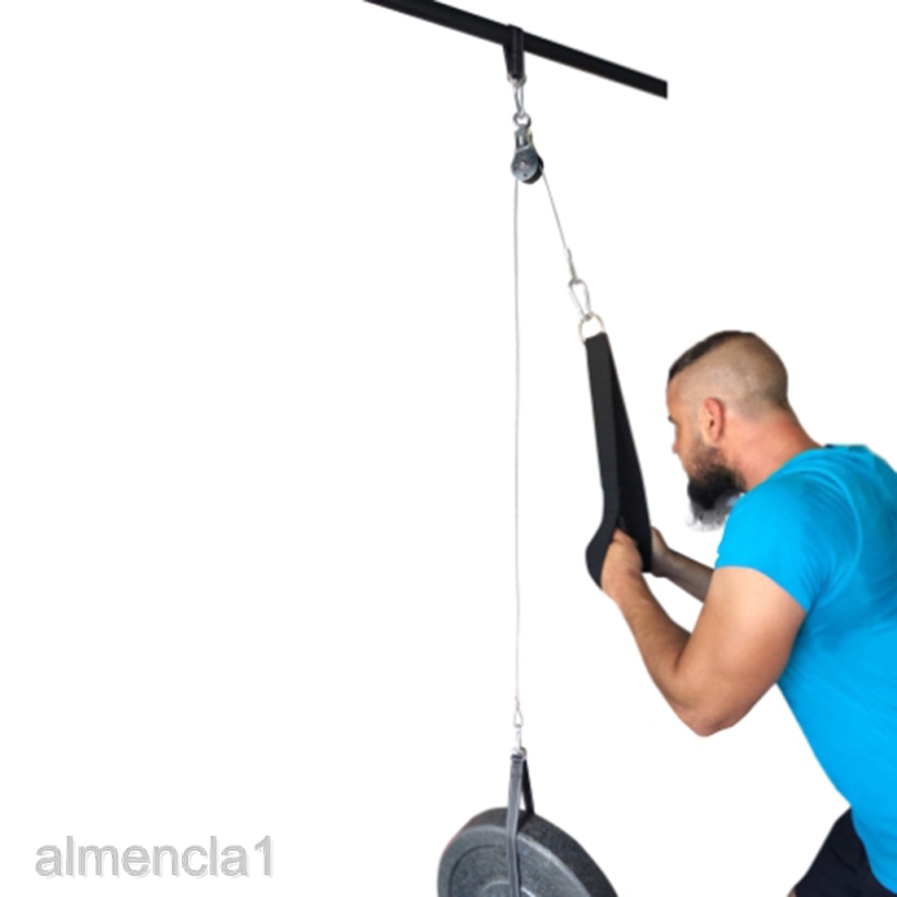 [ALMENCLA1] Fitness Equipment Arm Biceps Triceps Machine DIY Pull Rope Strength Training