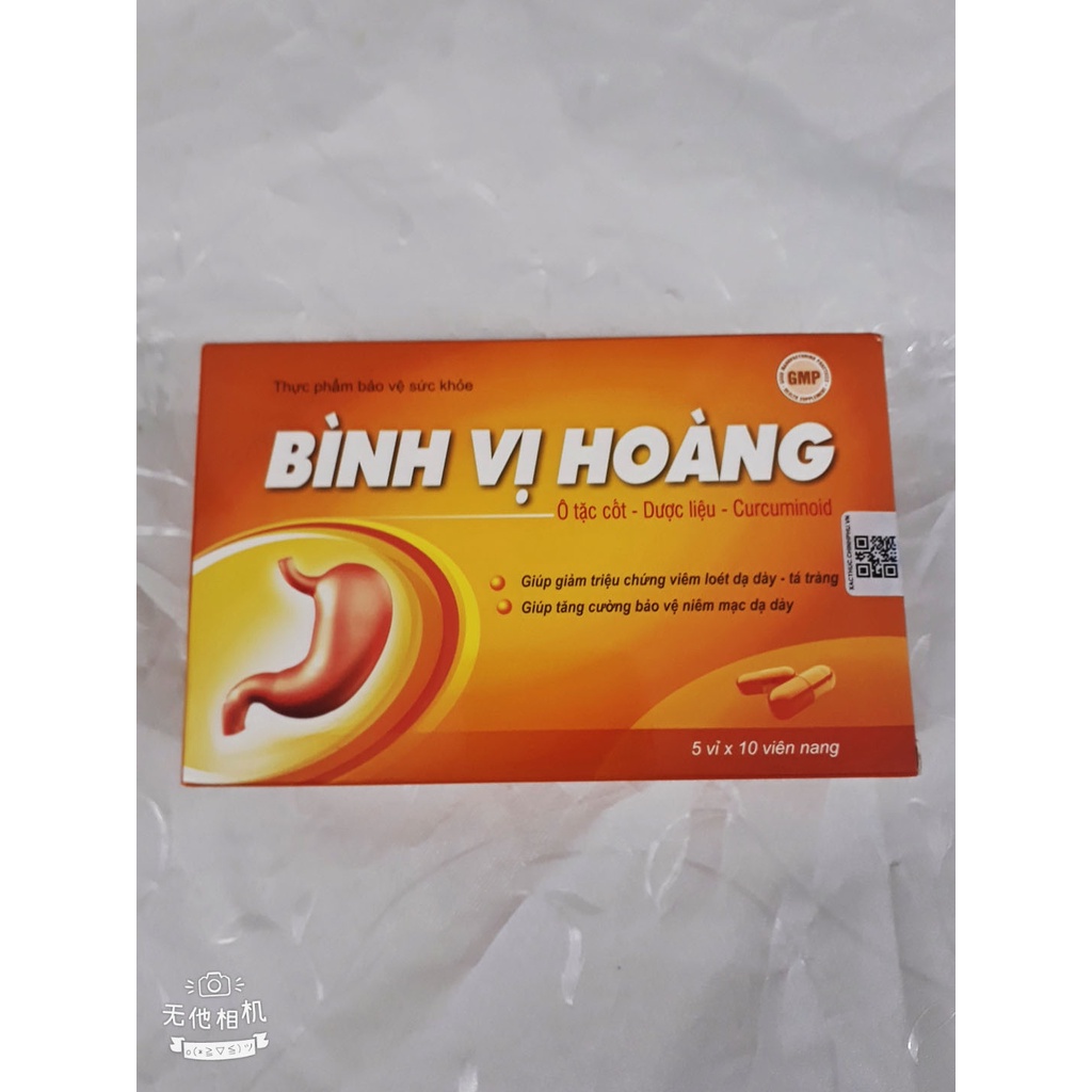 (CHÍNH HÃNG) Viên uống dạ dày BÌNH VỊ HOÀNG, giúp giảm triệu chứng viêm loét dạ dày, tá tràng; bảo vệ niêm mạc dạ dày