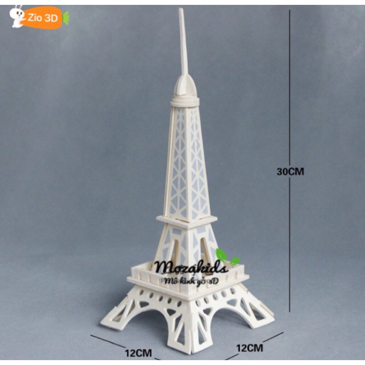 Mô hình lắp ráp gỗ 3D Tháp Eiffel Mini