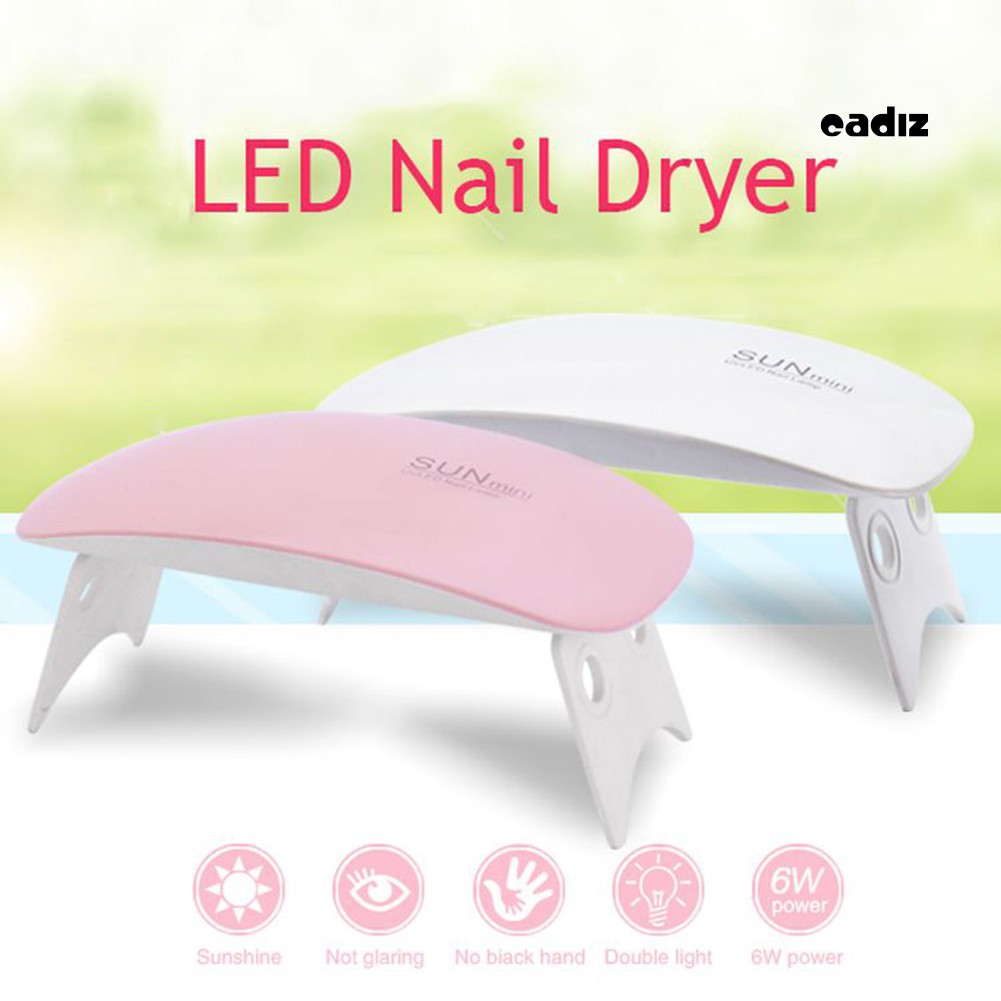 [Hàng mới về] Đèn Led Mini 6W Làm Khô Sơn Móng Tay Chất Lượng Cao