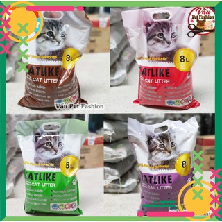 Cát vệ sinh khử mùi diệt khuẩn cho mèo catlike 8l