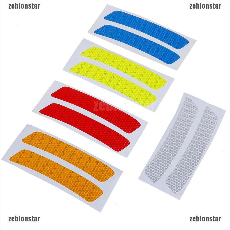 ❤Bộ 2 Miếng Dán Phản Quang Hình Ngôi Sao Trang Trí Xe Hơi