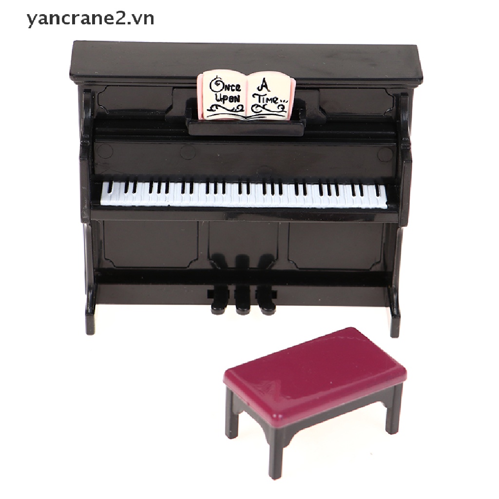 Đàn Piano Nhựa Tỉ Lệ 1 / 12 Trang Trí Nhà Búp Bê {yancrane2.vn}