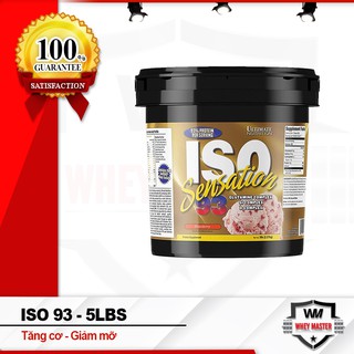 [+ Quà] Sữa tăng Cơ Bắp Iso93 Ultimate Nutrition Iso Sensation 93  - Chính hãng