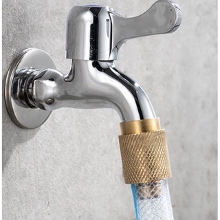 Vòi nước + đầu nối vòi 21mm tưới cây hoặc nối vòi cấp máy giặt