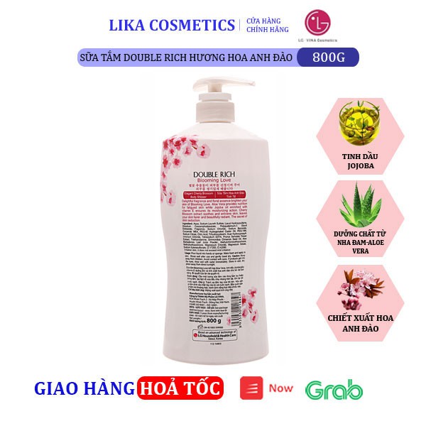 Sữa tắm Double Rich Hoa Anh Đào 800g