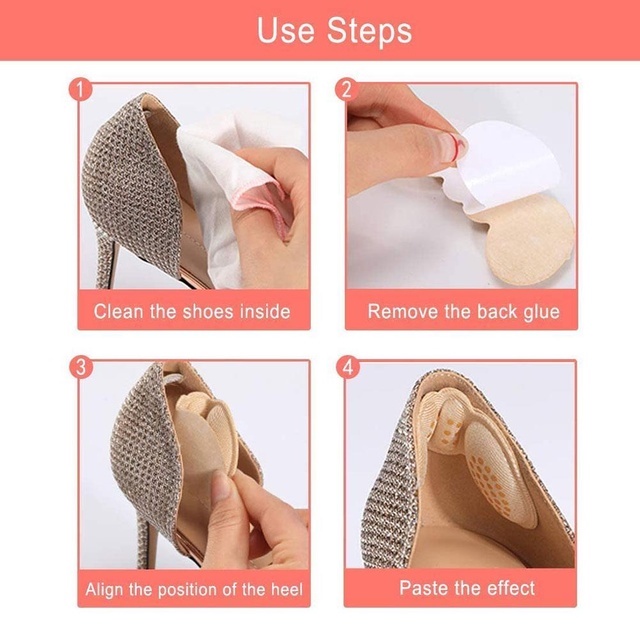 Miếng lót giày,Miếng lót gót giày bảo vệ gót sau 4D cao cấp, chống thốn và trầy chân - lót giày giá sỉ