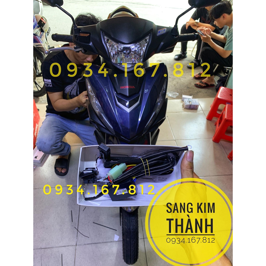 Mạch Auto Passing Tắt Đèn WAVE RSX Và Trợ Sáng L4X, BI CẦU MINI