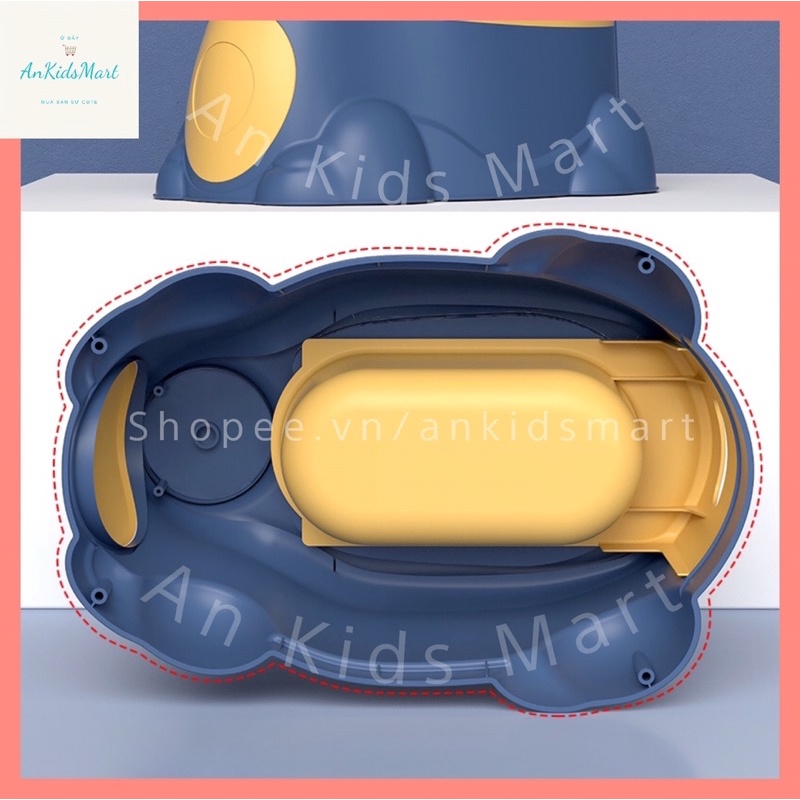 Bô vệ sinh cao cấp cho bé hình chú trâu siêu xinh