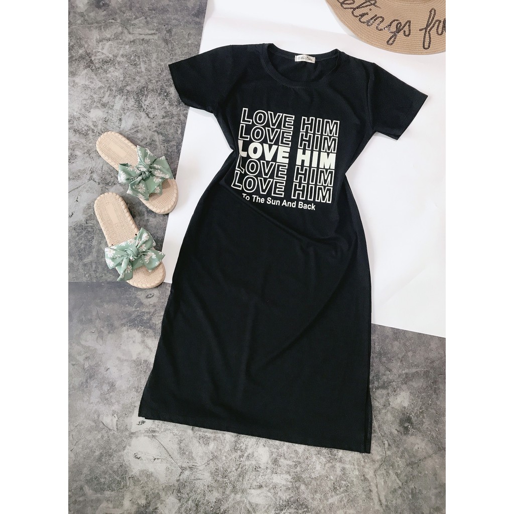 Đầm Dáng Suông Nữ Thun Thái Cao Cấp Cho Nữ Dưới 60kg | BigBuy360 - bigbuy360.vn