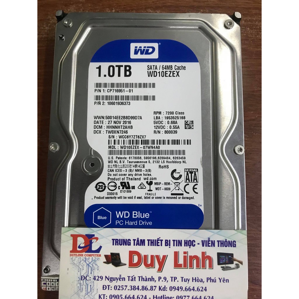 Ổ Cứng HDD 1T Western Black,Red chuyên dùng cho sever chạy 24/24