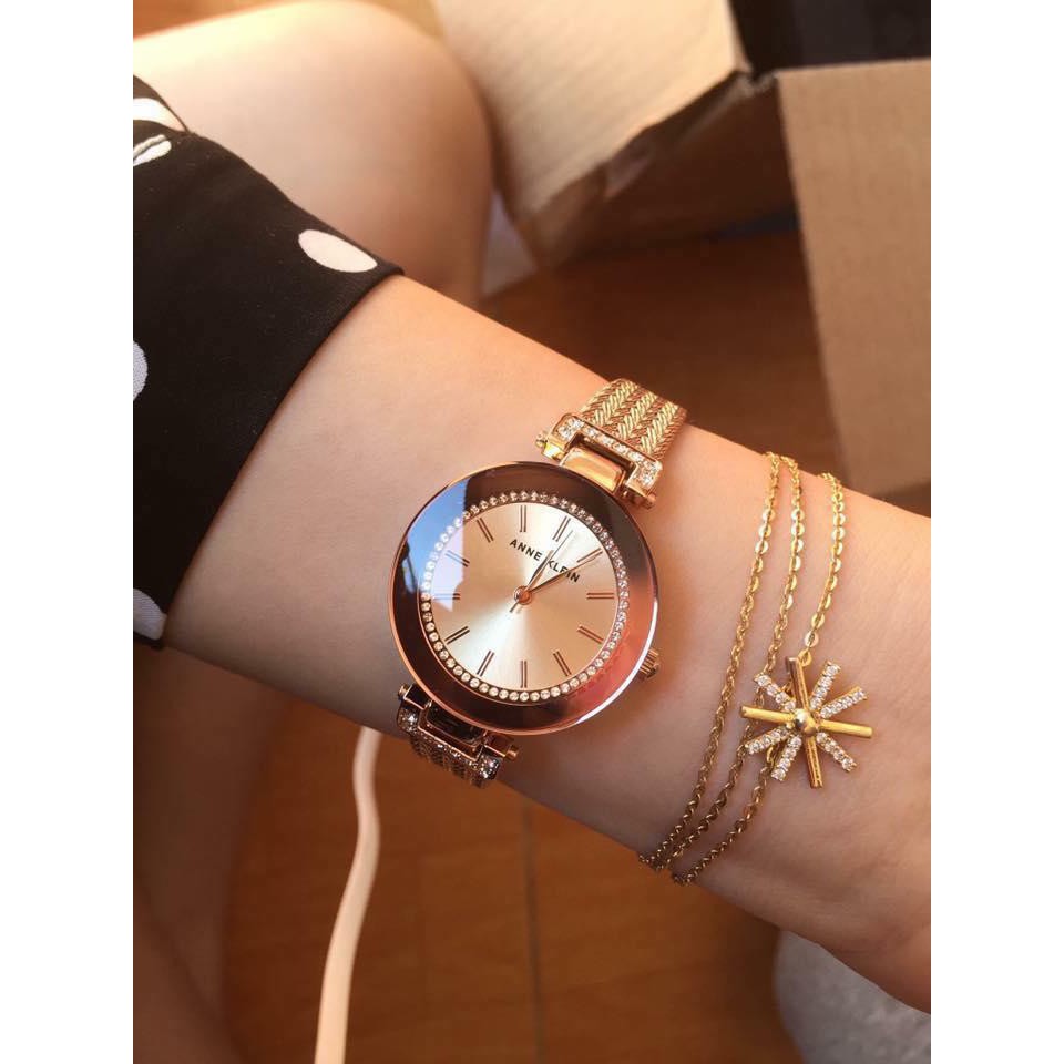 Đồng Hồ Nữ Anne klein AK/1906 Vàng ĐEN