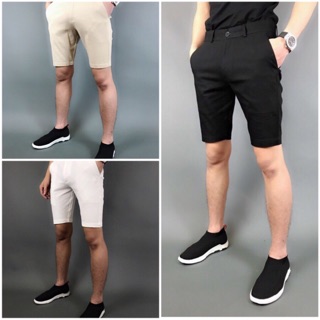 Quần short kaki nam form dai
