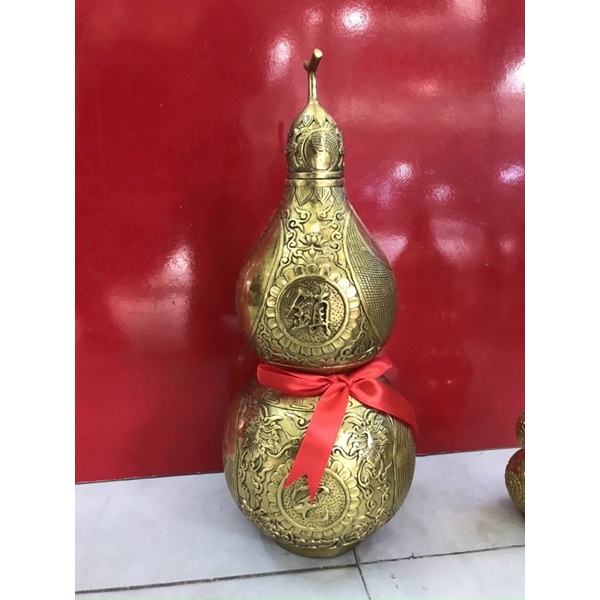 Hồ lô phong thuỷ, hồ lô bát quái bằng đồng