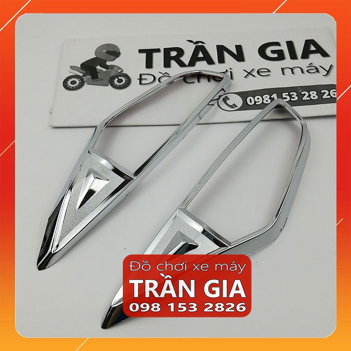 Ốp viền đèn xi nhan SAU xe Nozza Grande năm 2019-2020-2021-2022 xinhan viền đèn hậu grande mới nhất - phụ kiện trang trí