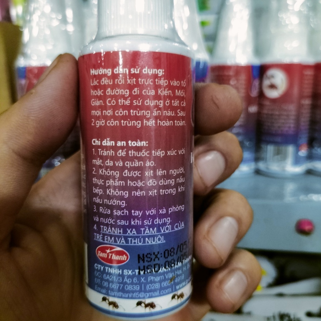Xịt đuổi muỗi , gián , kiến , mối G-OKAY 550 ml đuổi côn trùng hiệu quả an toàn không mùi