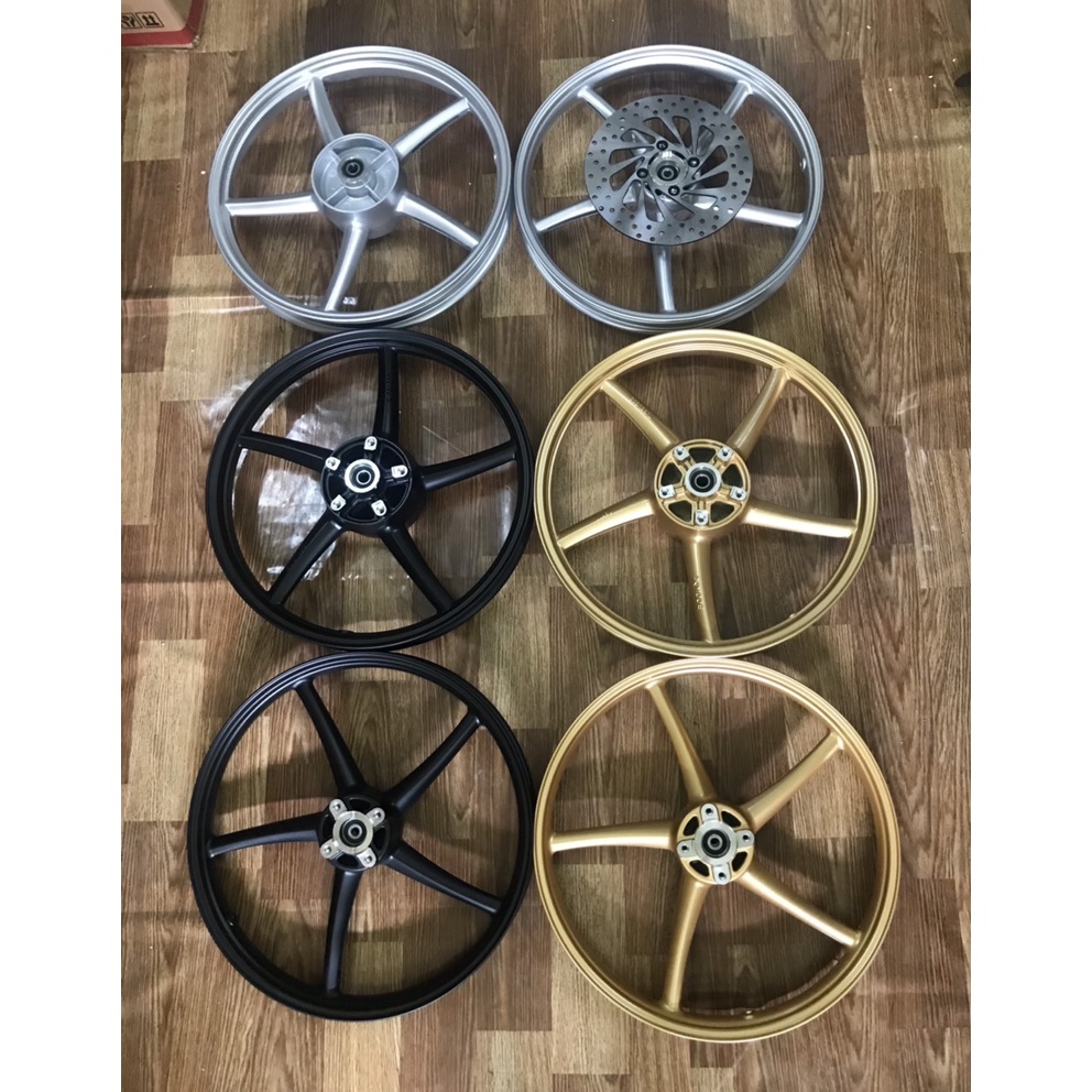 MÂM VÀNH ĐÚC 5 CÂY KIỂU NHƯ RCB EXCITER 150 155 BẢN NHỎ GẮN ZIN KHÔNG CHẾ CHÁO THEO XE