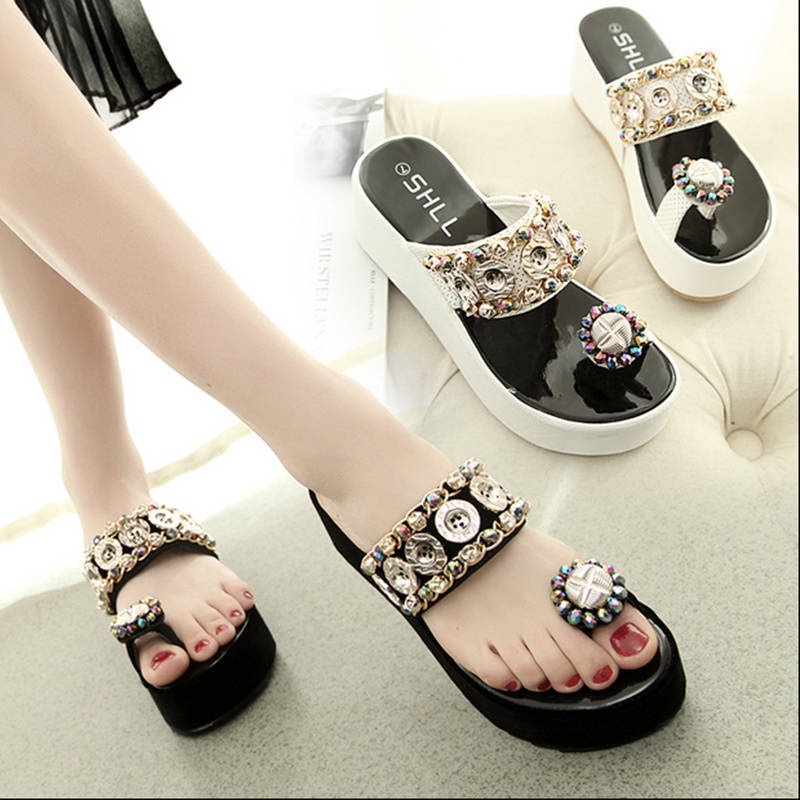 Dép Sandal Đế Xuồng Mềm Thời Trang Dành Cho Nữ