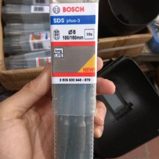 Bộ 10 mũi khoan phi 8x160mm Bosch