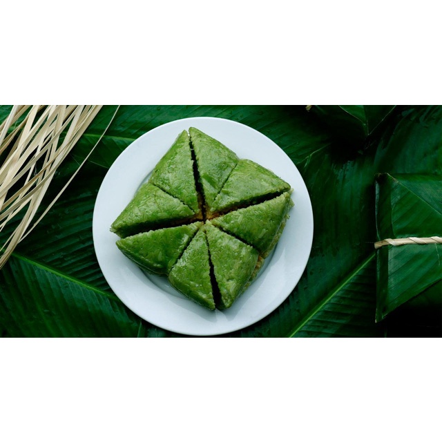 Bột tạo màu xanh lá cây cho xôi, bánh trưng 100% tự nhiên, kết hợp từ bột nghệ và hoa đậu biếc, gói 100g TG FOODS