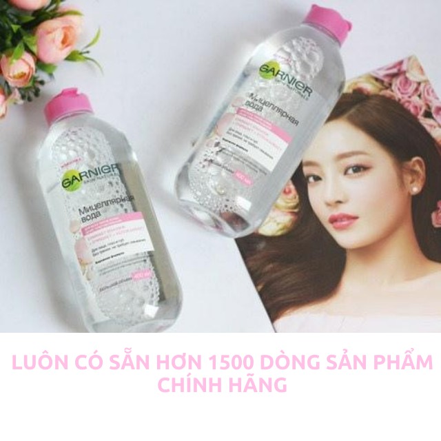 [XUẤT XỨ PHÁP] Nước Hoa Hồng Tẩy Trang Garnier Xuất Xứ Pháp Dung Tích Lớn 400ml