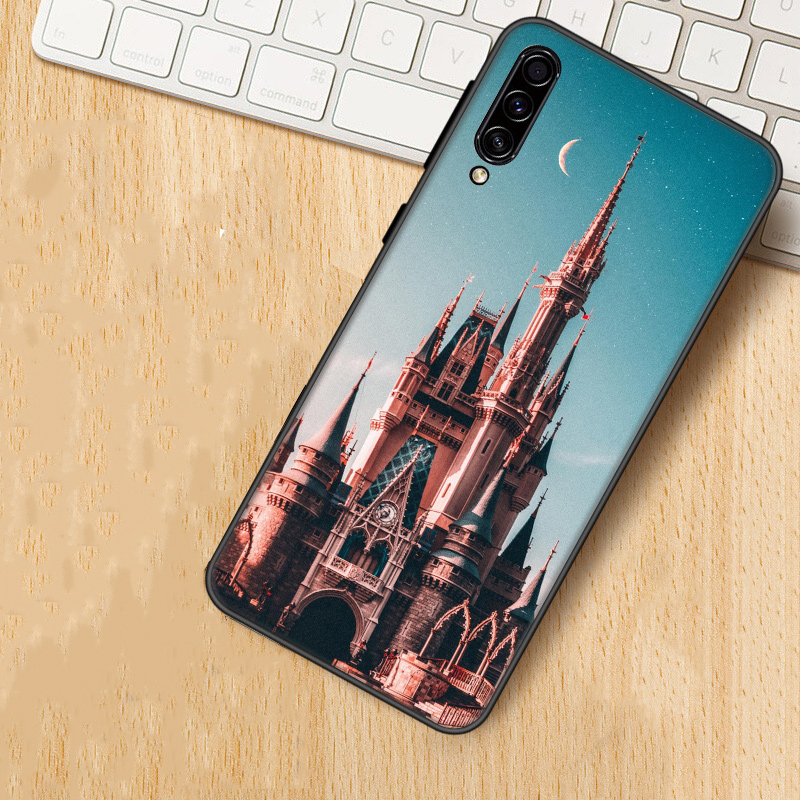 ốp điện thoại Tpu Mềm In Hình Lâu Đài Disney Cho Samsung S6 S6 Edge S7 S7 Edge S8 Plus S9 Plus S10 S10E