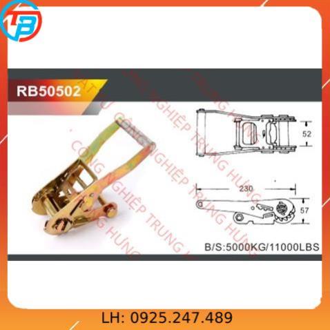 Dây cảo chằng hàng tăng đơ bản 25mm, dài 5m, tải trọng 1 tấn,  thương hiệu TBVINA