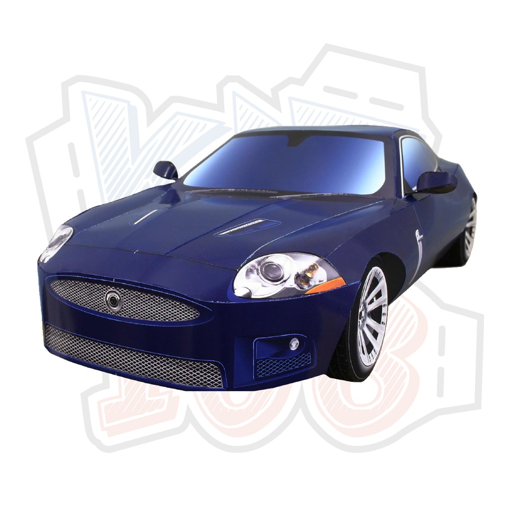 Mô hình giấy xe ô tô Jaguar XKR