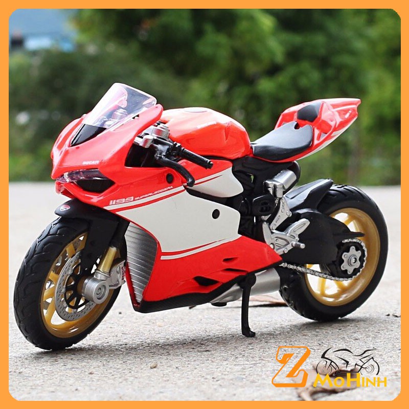 MÔ HÌNH XE MOTO Siêu xe Ducati 1199 Superleggra - MAISTO tỷ lệ 1:18