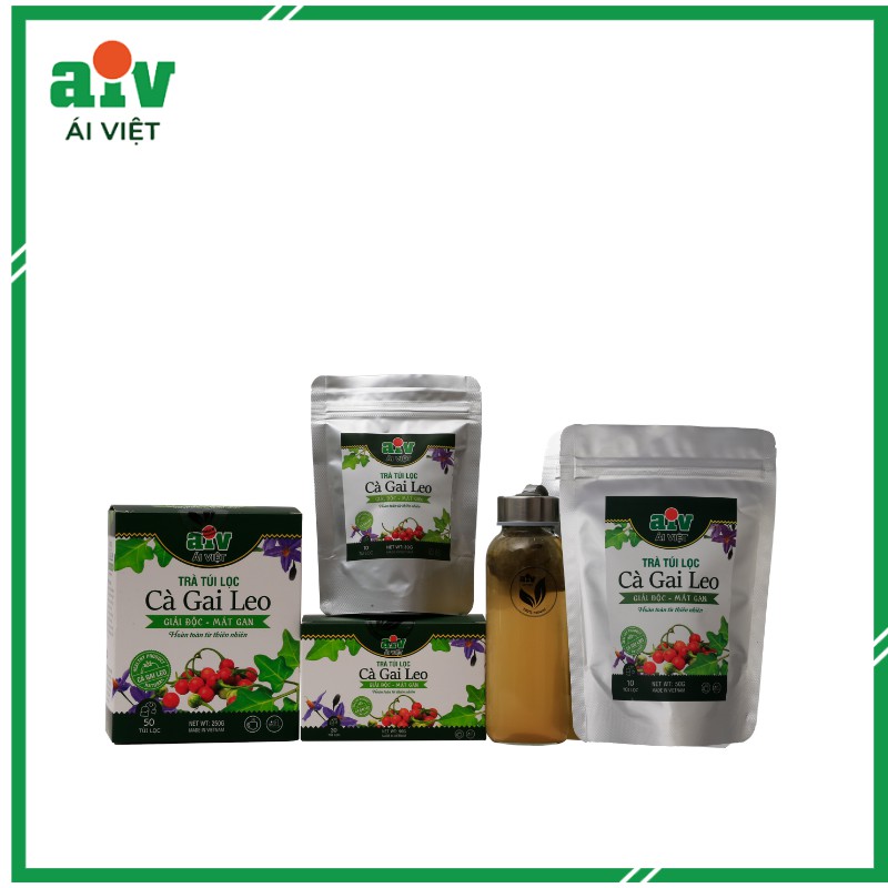 1 bịch Trà cà gai leo Ái Việt 30gr ( 10 túi*3g) - Mát gan thanh lọc cơ thể | BigBuy360 - bigbuy360.vn