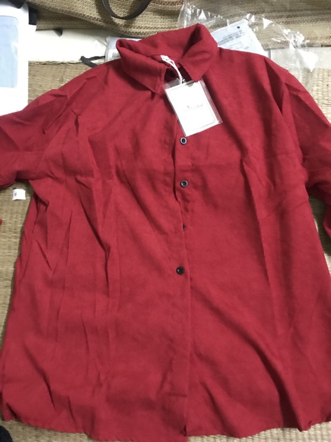 Set áo sơ mi nhung + gile len IU ulzzang