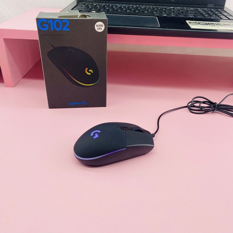 Chuột gaming máy tính có dây LOGITECH G102 siêu mượt lên đến 8000DPI