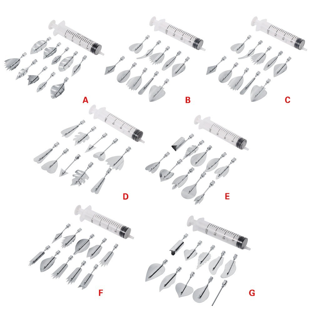 Bộ dụng cụ 10 kim làm thạch rau câu 3D