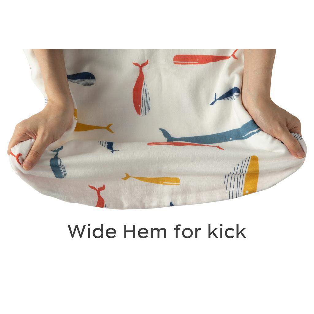 Túi ngủ BC BABYCARE bằng cotton hở tay mềm mại có khóa kéo cho bé yêu